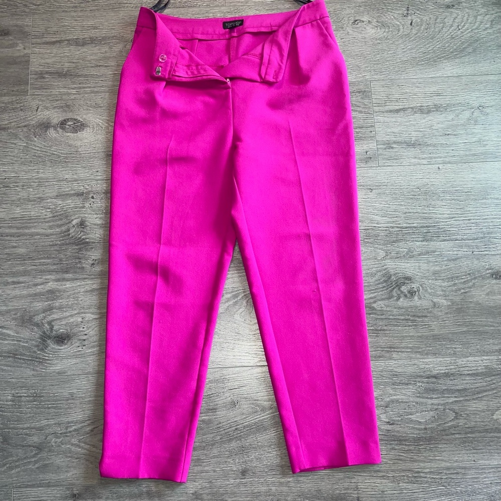 TopShop Neon Pink Pants US8 - UK12